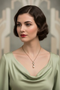 Lovely - Georgian Pearl ketting in goud 2