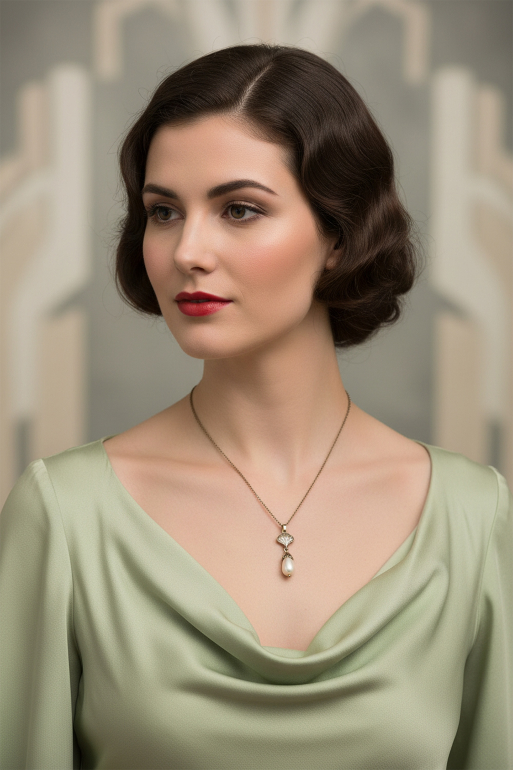 Lovely - Georgian Pearl ketting in goud 2