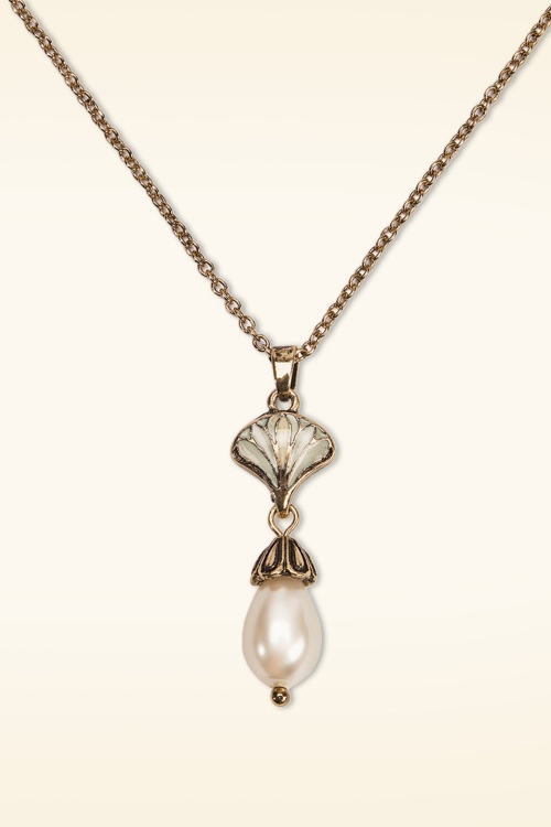 Lovely - Georgian Pearl ketting in goud