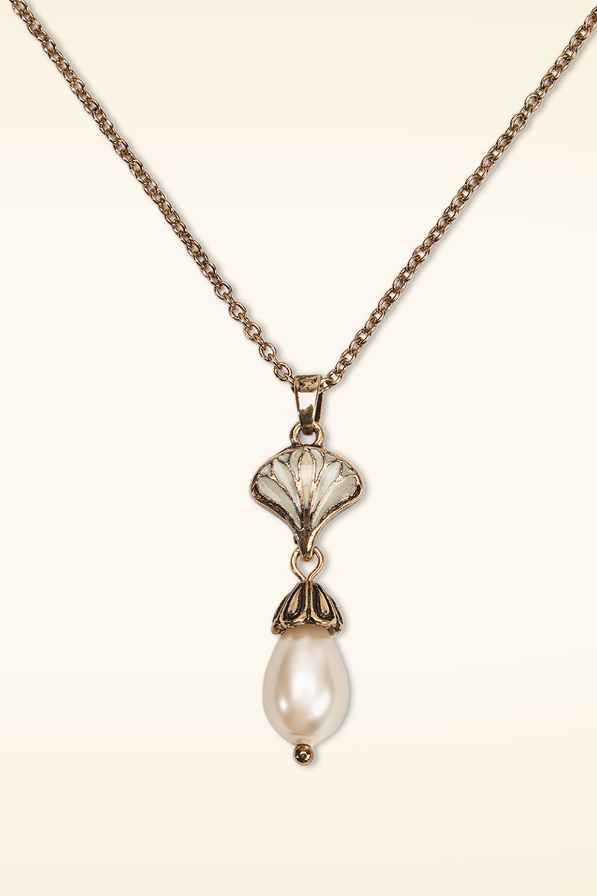 Lovely - Georgian Pearl ketting in goud