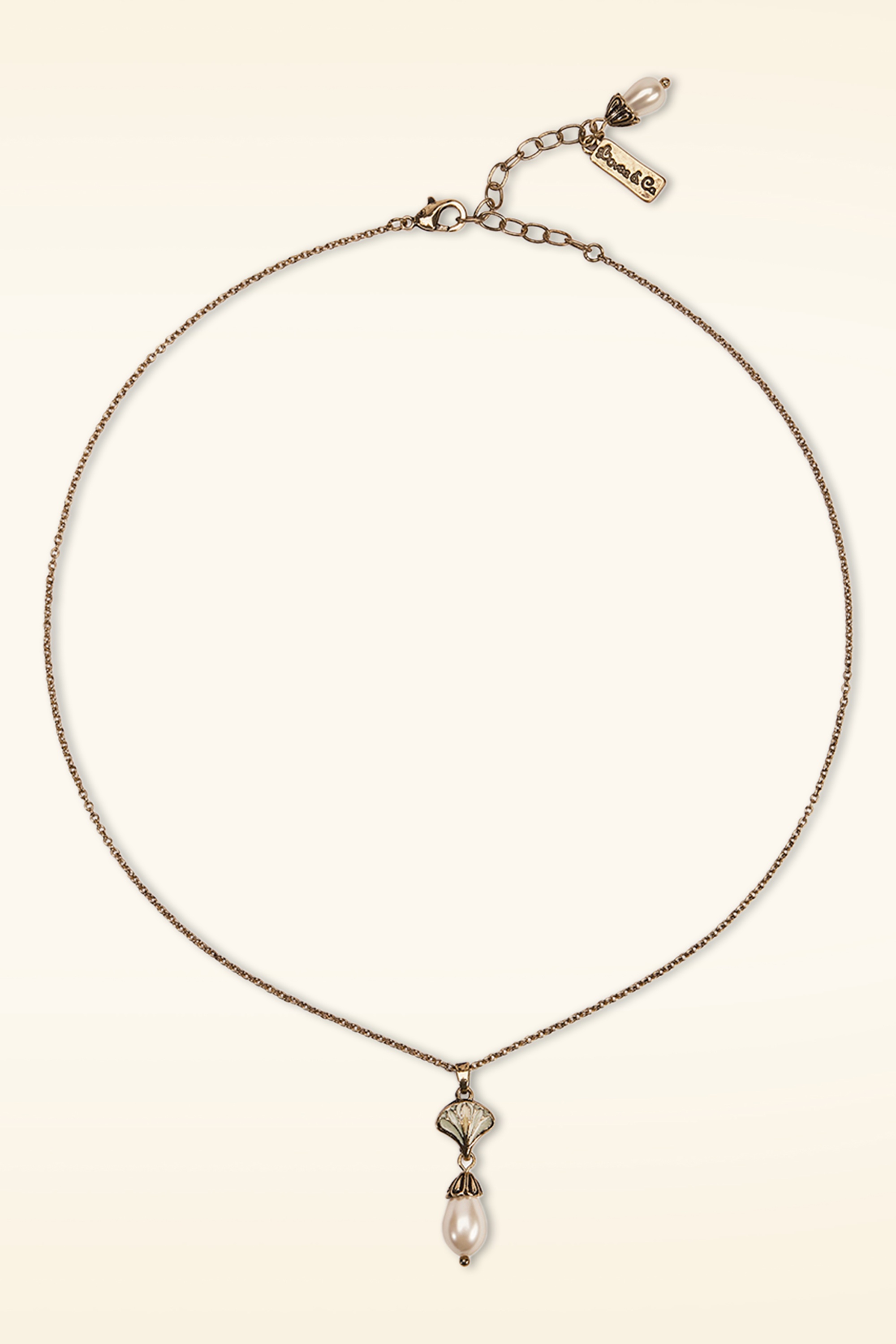 Lovely - Georgian Pearl ketting in goud 3