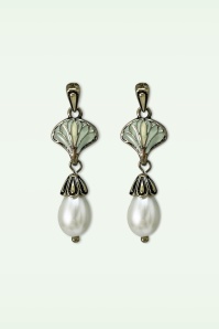 Lovely - Georgian Pearl oorbellen in goud 2