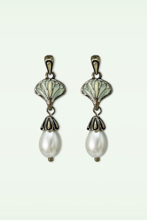 Lovely - Georgian Pearl oorbellen in goud 2