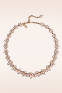 Lovely - Pearly Leaves ketting in lichtroze