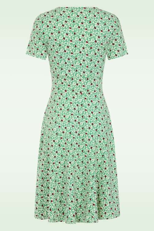 Blutsgeschwister - Shalala Tralala Leisure jurk in spring leafy ladybug  3