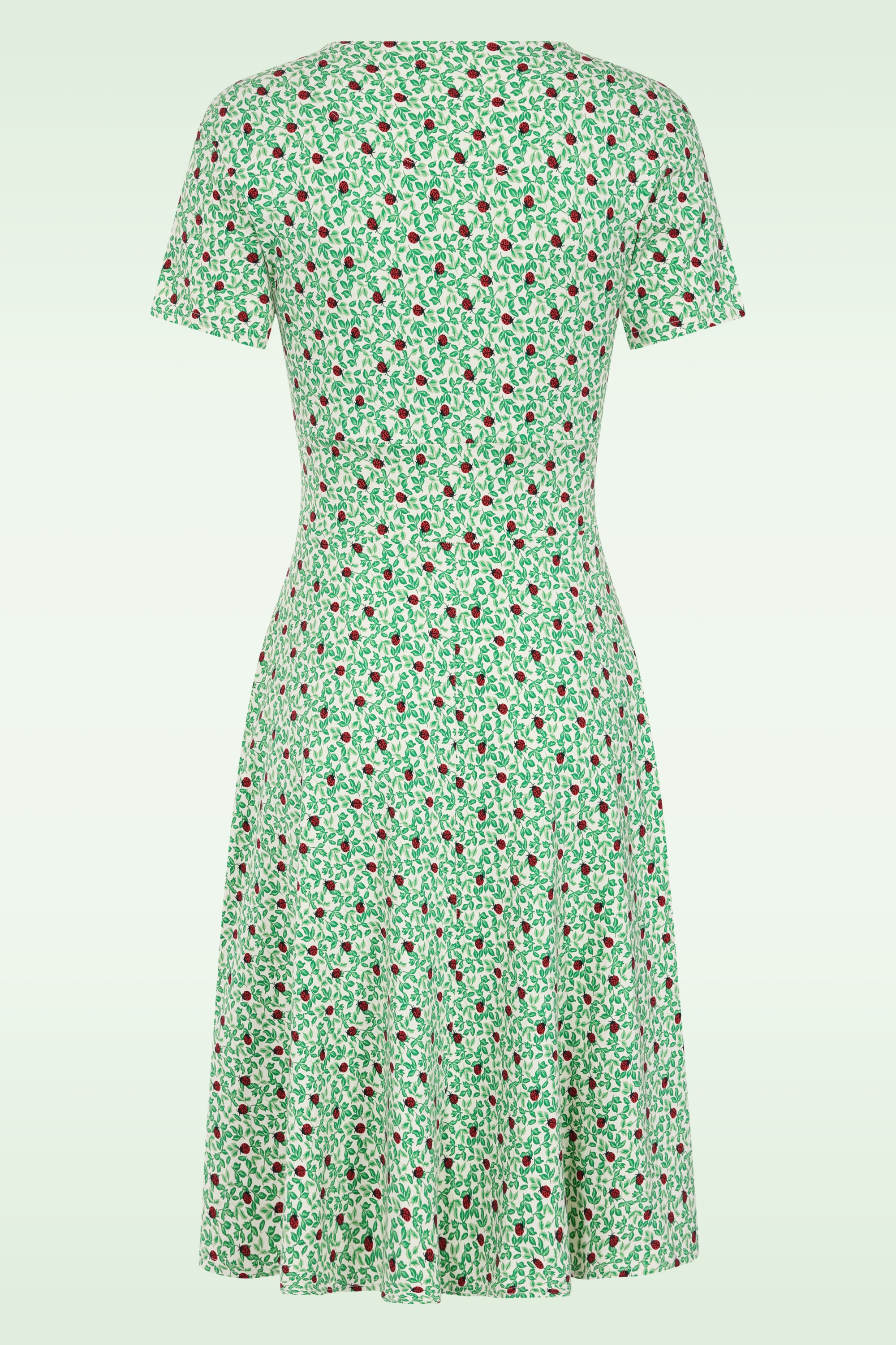Blutsgeschwister - Shalala Tralala Leisure jurk in spring leafy ladybug  3