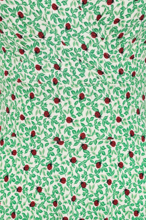Blutsgeschwister - Shalala Tralala Leisure jurk in spring leafy ladybug  2