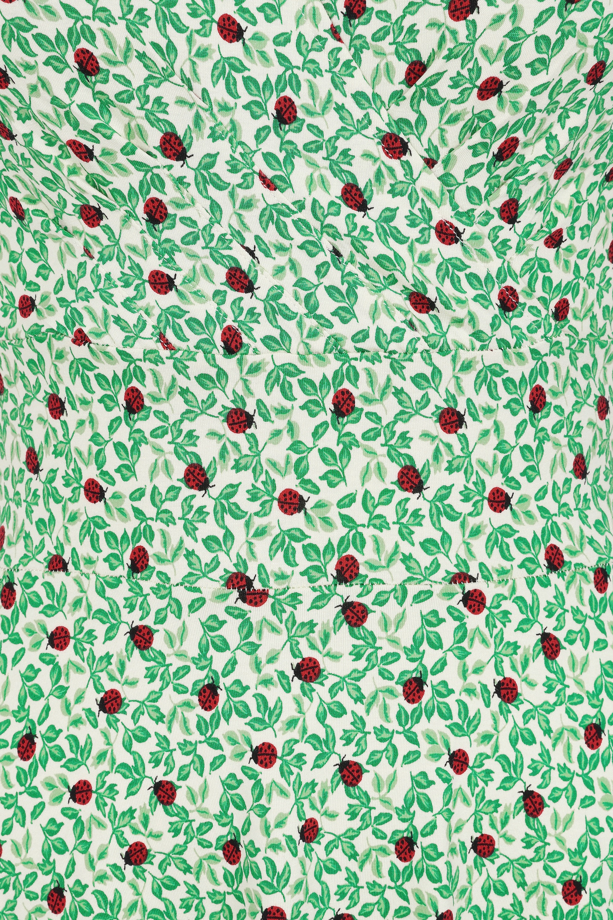 Blutsgeschwister - Shalala Tralala Leisure jurk in spring leafy ladybug  2