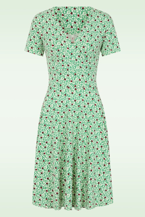 Blutsgeschwister - Shalala Tralala Leisure jurk in spring leafy ladybug 