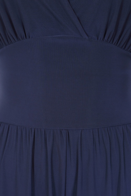Vintage Chic for Topvintage - Topvintage exclusive ~ Marisol jumpsuit in marineblauw 2