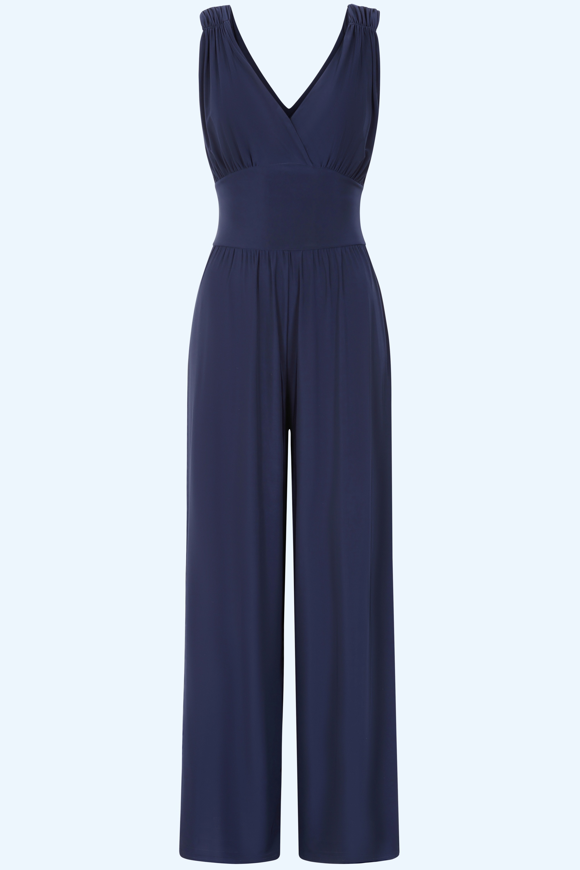 Vintage Chic for Topvintage - Topvintage exclusive ~ Marisol jumpsuit in marineblauw