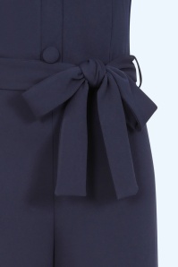 Vintage Chic for Topvintage - Topvintage exclusive ~ Maddy jumpsuit in marineblauw 2