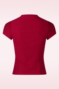 Rock-a-Booty - Topvintage exclusive ~ Lena top in rood 4