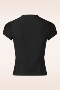 Rock-a-Booty - Topvintage exclusive ~ Lena top in zwart 2
