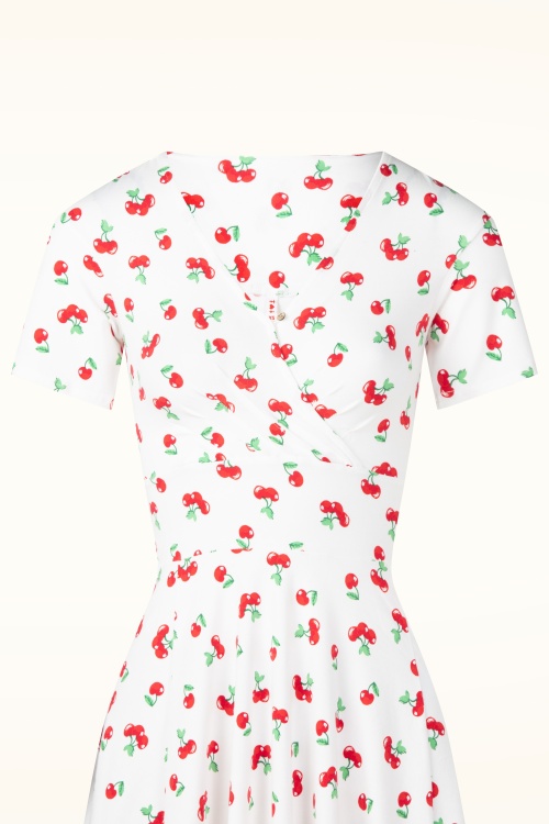 Blutsgeschwister - Shalala Tralala Spring Leisure jurk in Cherry Print Memory 2