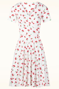 Blutsgeschwister - Shalala Tralala Spring Leisure jurk in Cherry Print Memory