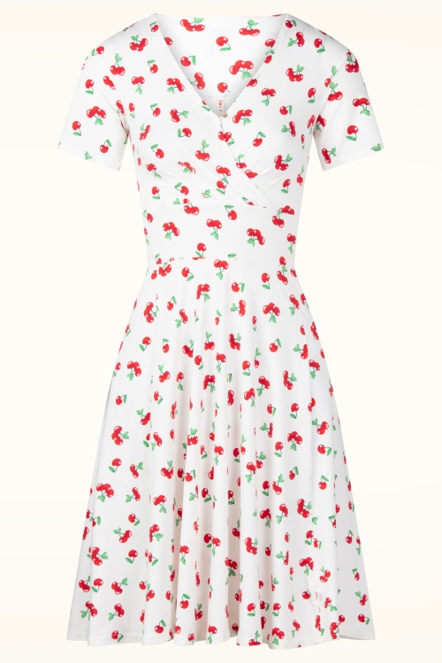Blutsgeschwister - Shalala Tralala Spring Leisure jurk in Cherry Print Memory