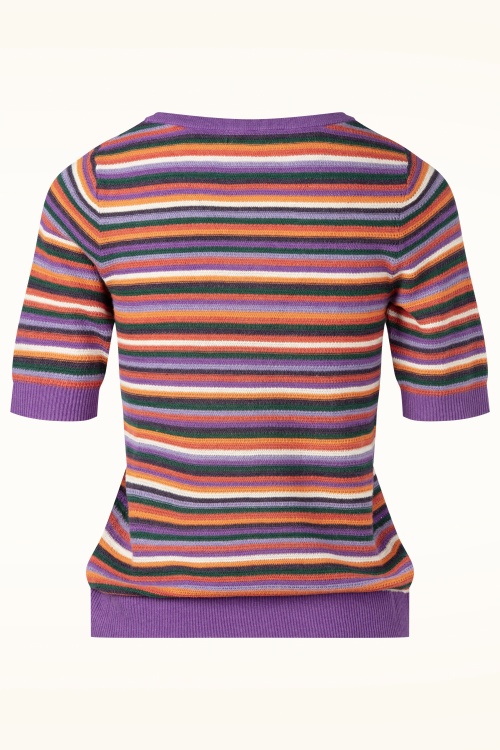 Seasalt - Summer Lawn katoenen top in wilde orchidee 2