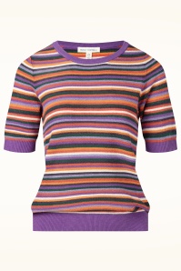 Seasalt - Summer Lawn katoenen top in wilde orchidee