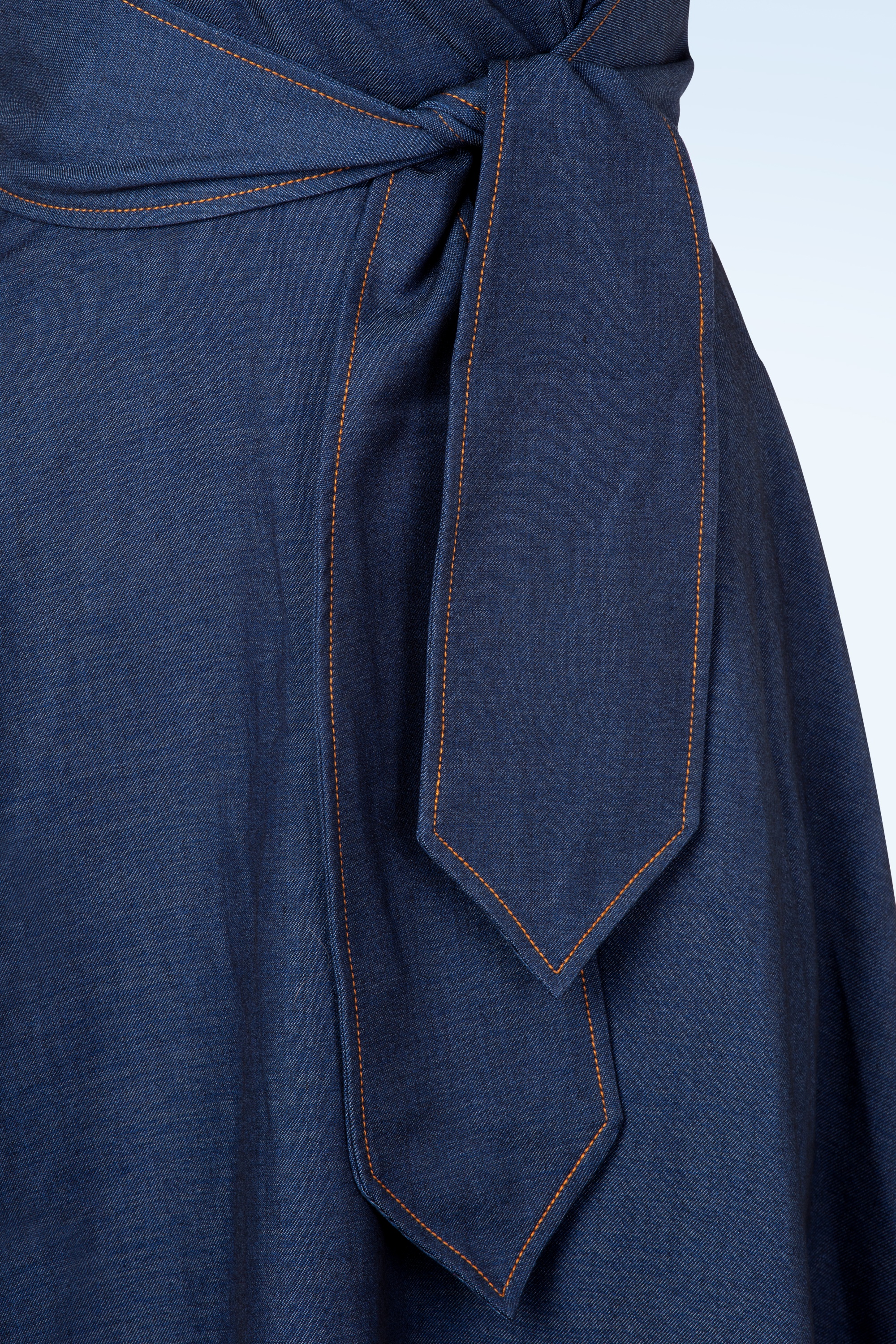 Rock-a-Booty - Topvintage exclusive ~ Emma swing jurk in blauw 3