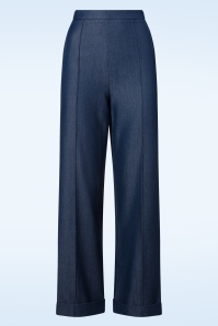 Rock-a-Booty - Topvintage exclusive ~ Alma pantalon in blauw 2