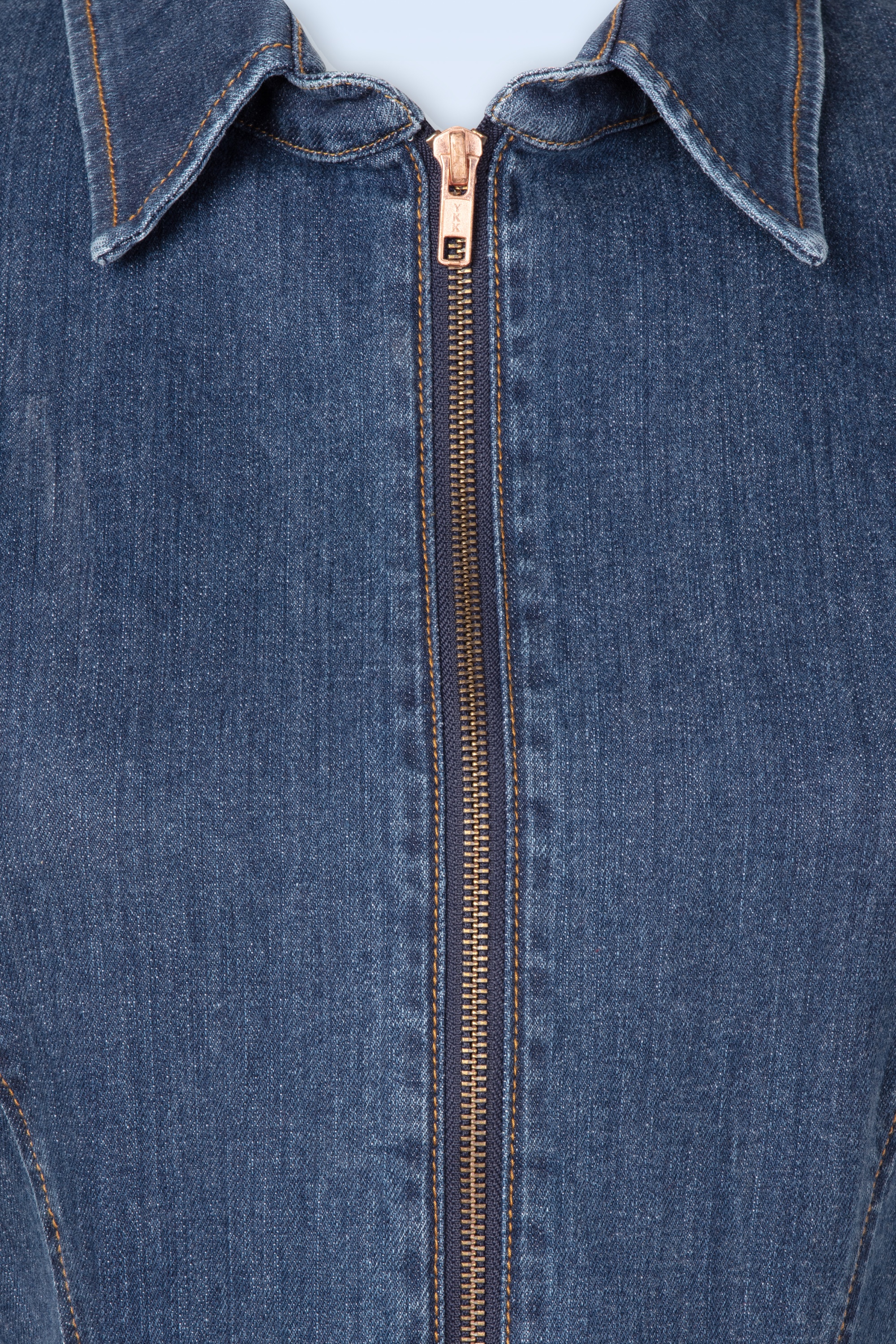 Rock-a-Booty - Topvintage exclusive ~ Billy A-lijn jurk in midden blauw 3