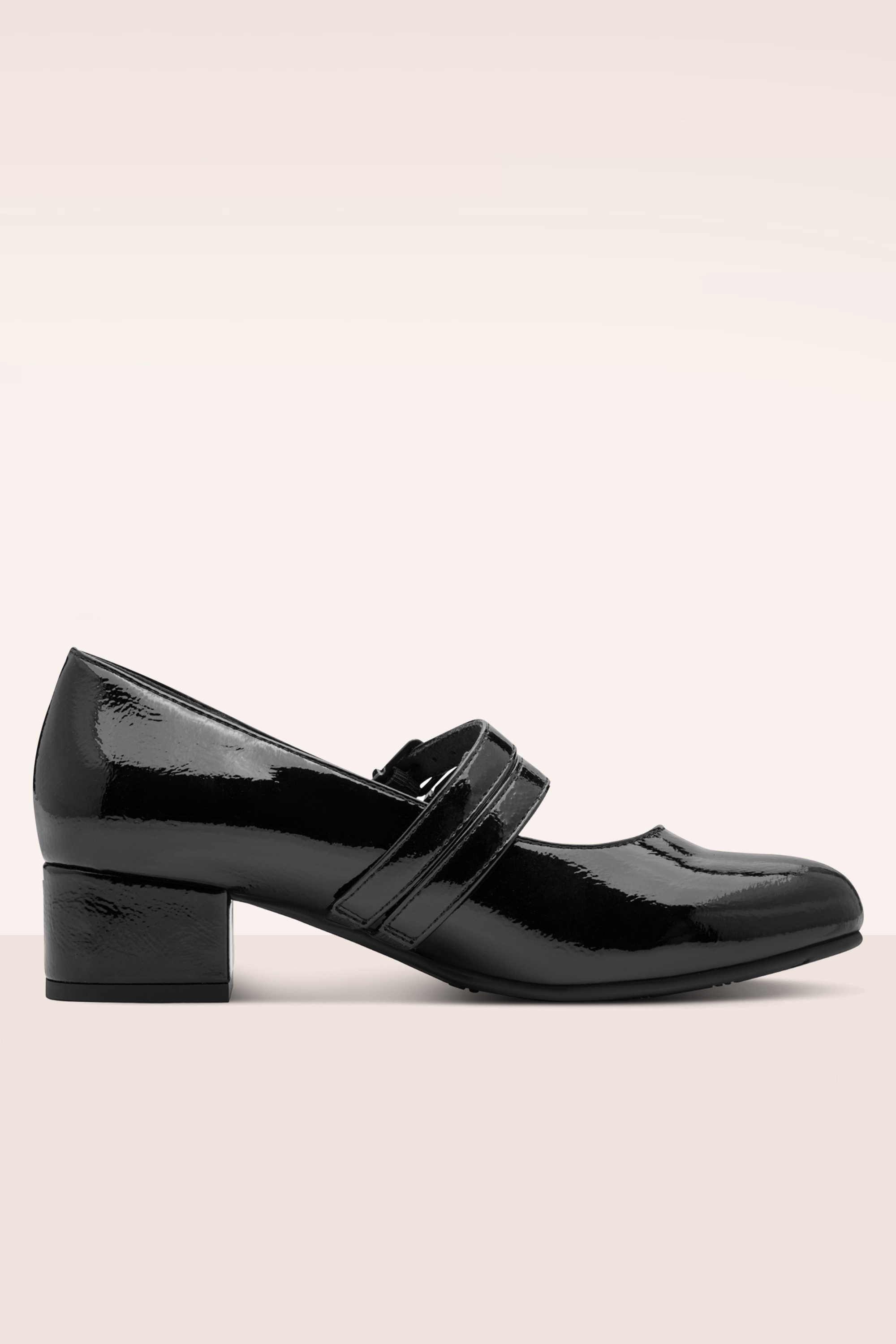 Jana Shoes - Delphine Softline Vegan lakpumps in zwart 5