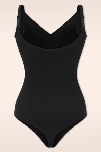 MiraLune - Topvintage exclusive ~ Second Skin Support bodysuit in zwart 2