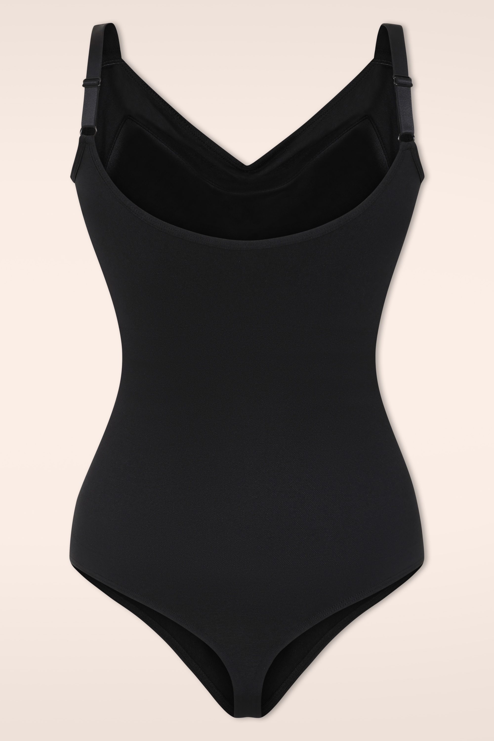 MiraLune - Topvintage exclusive ~ Second Skin Support bodysuit in zwart 2