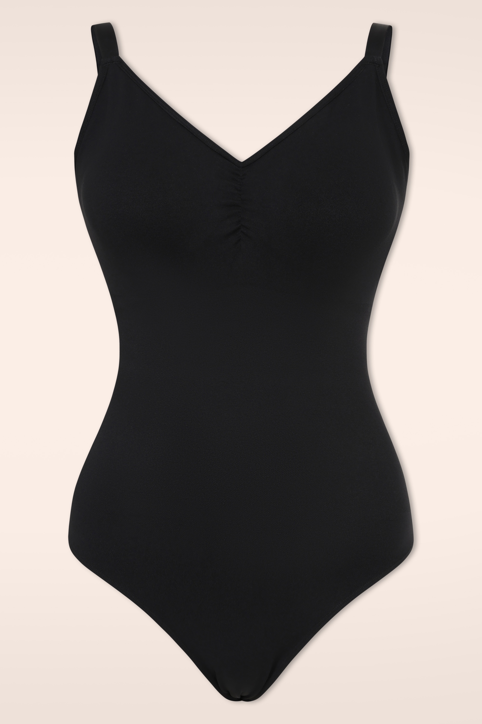 MiraLune - Topvintage exclusive ~ Second Skin Support bodysuit in zwart