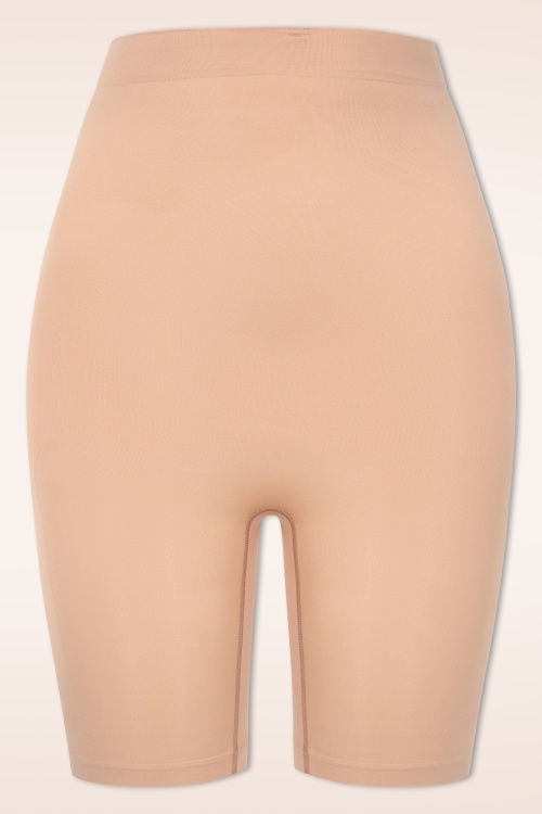 MiraLune - Topvintage exclusive ~ Grace Longline Shaper shorts in beige