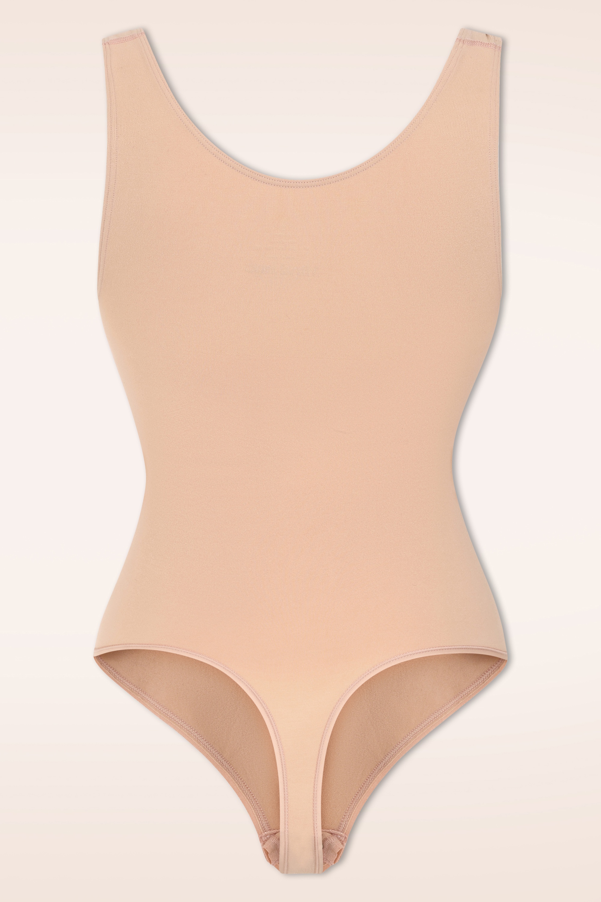 MiraLune - Topvintage exclusive ~ Hourglass Define Shaping string bodysuit in beige 2