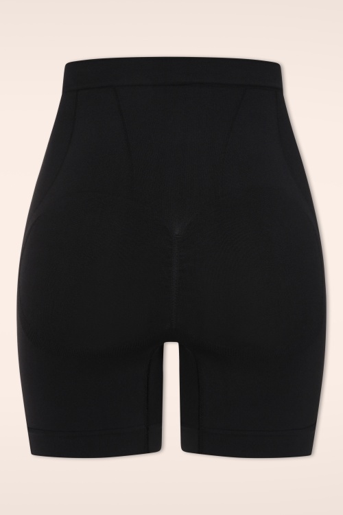 MiraLune - Topvintage exclusive ~ Lune Sculpt High-Waist Control shorts in zwart 2