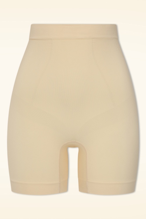 MiraLune - Topvintage exclusive ~ Lune Sculpt High-Waist Control shorts in boter