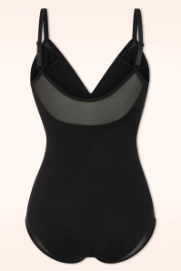 MiraLune - Topvintage exclusive ~ LuneLine bodysuit in zwart 2