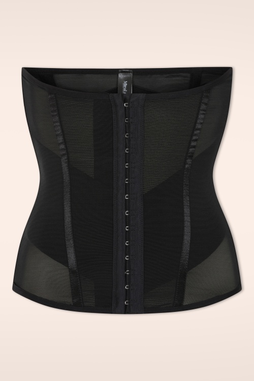 MiraLune - Topvintage exclusive ~ Lune Sculpt cincher corset in zwart