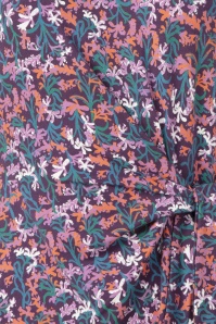 Seasalt - Fettling Baumwollkleid in Summer Fronds Purple Kale 3