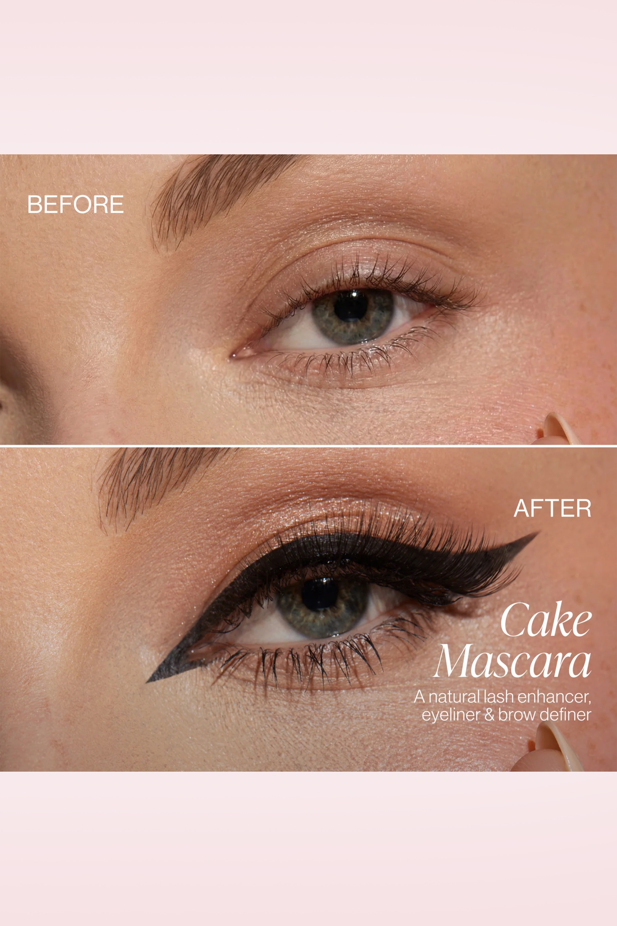 Bésame Cosmetics - Cake mascara 3-en-1 rechargeable Aero Slim en noir 4