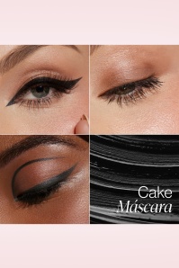 Bésame Cosmetics - Cake mascara 3-en-1 rechargeable Aero Slim en noir 5