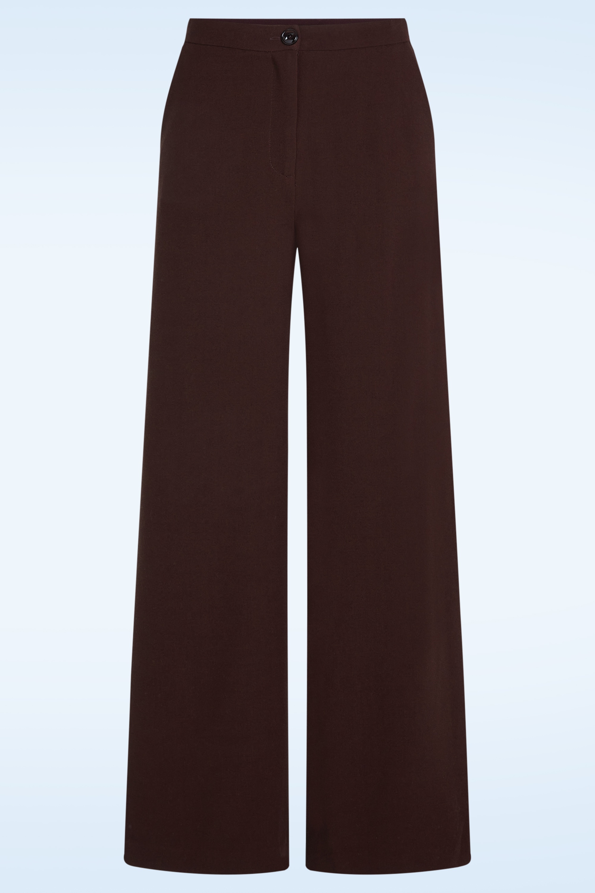 King Louie - Pantalon en crêpe tissé Peppa en marron foncé 2