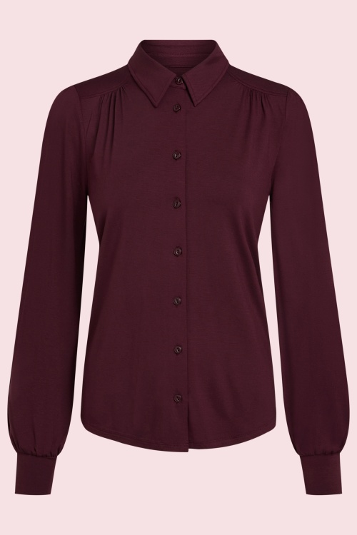 King Louie - Carina Viscose Light Blouse in Porto Red 3