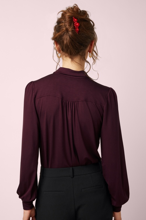 King Louie - Carina Viscose Light Blouse in Porto Red 2