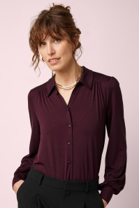 King Louie - Carina Viscose Light Blouse in Porto Red