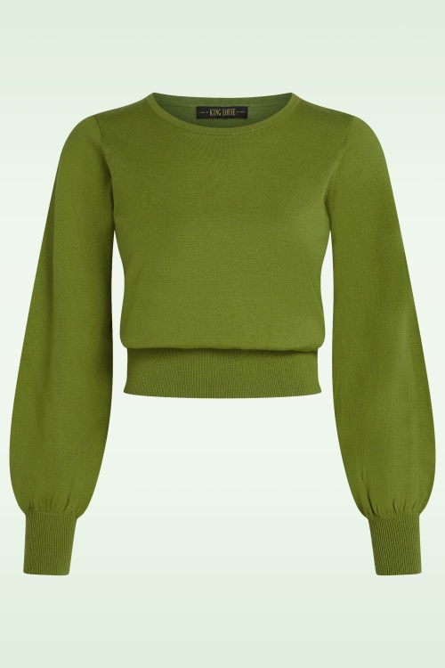 King Louie - Bell Club Top in Woodbine Green 2