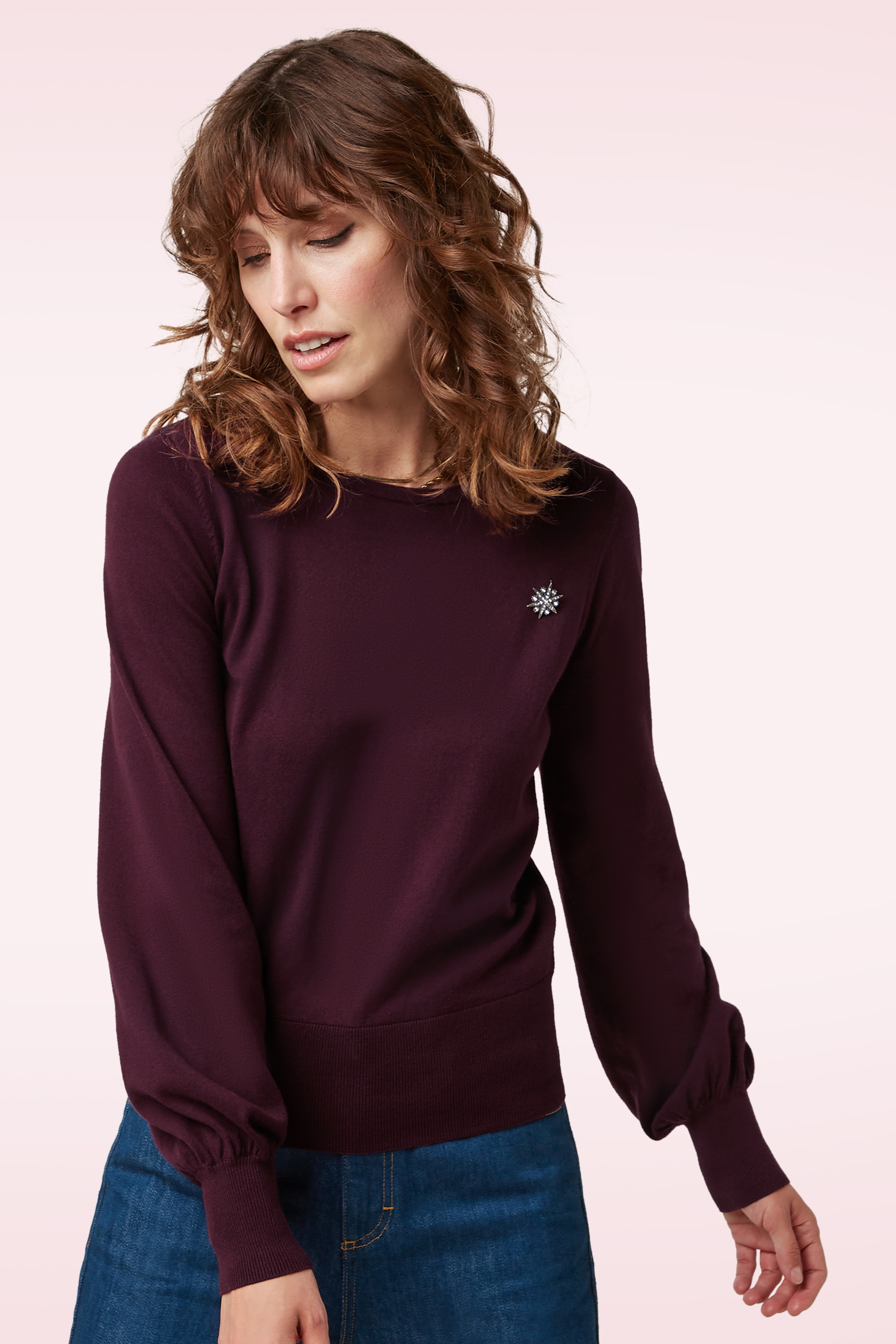 King Louie - Bell Club Top in Porto Red