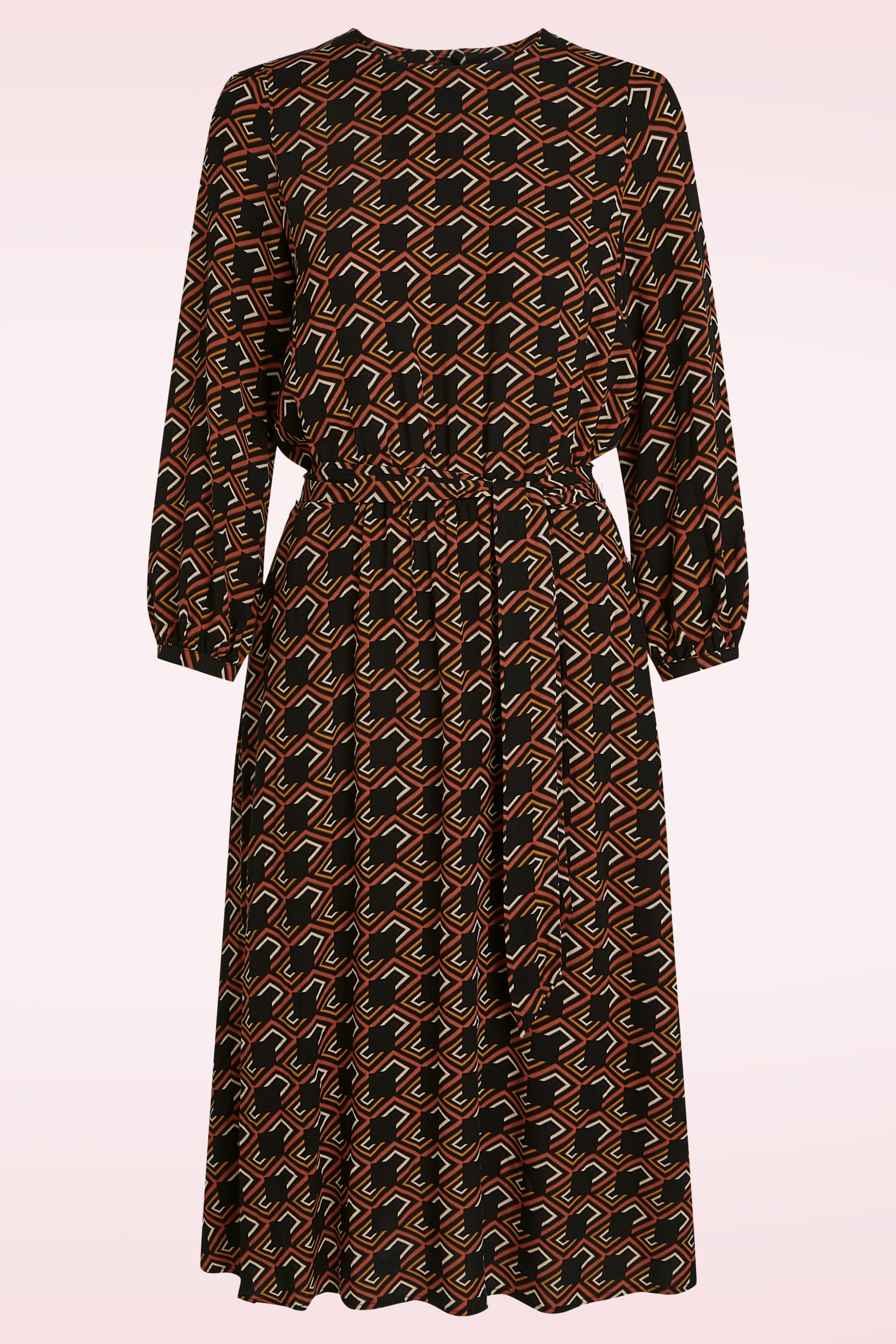 King Louie - Betty Loose Fit Calou Dress in Spicy Brown 2