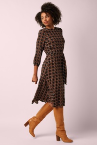 King Louie - Betty Loose Fit Calou Dress in Spicy Brown