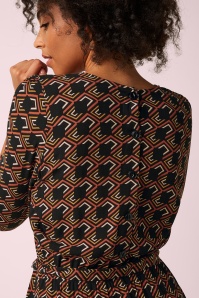 King Louie - Betty Loose Fit Calou Dress in Spicy Brown 3