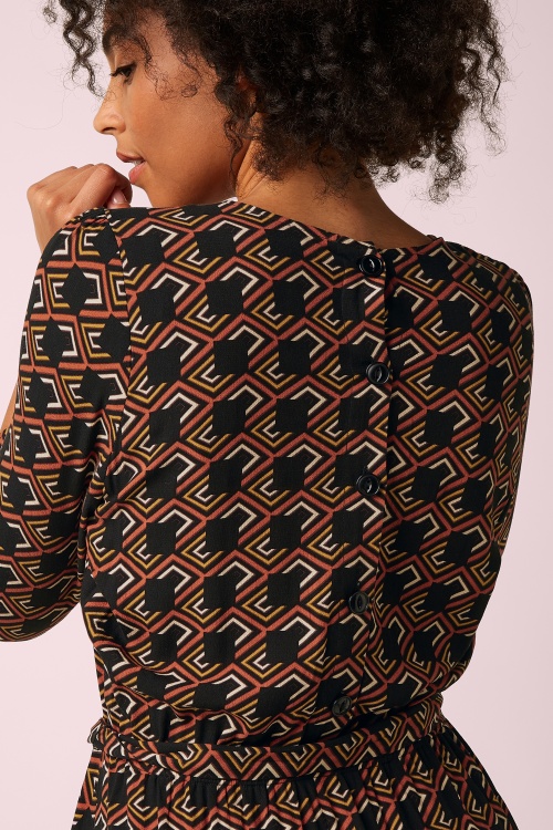 King Louie - Betty Loose Fit Calou Dress in Spicy Brown 3