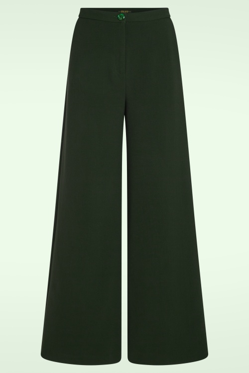 King Louie - Pantalon Peppa Malone en vert pin 2